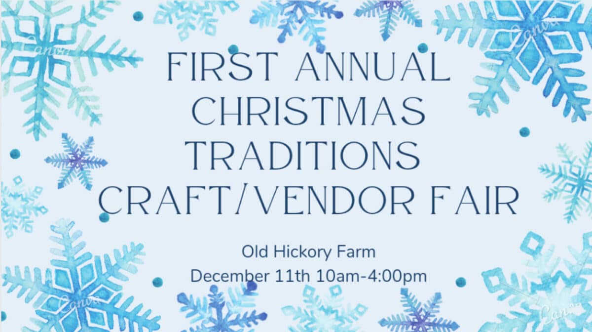 First annual Christmas Traditions craft/vendor fair Cayuga County