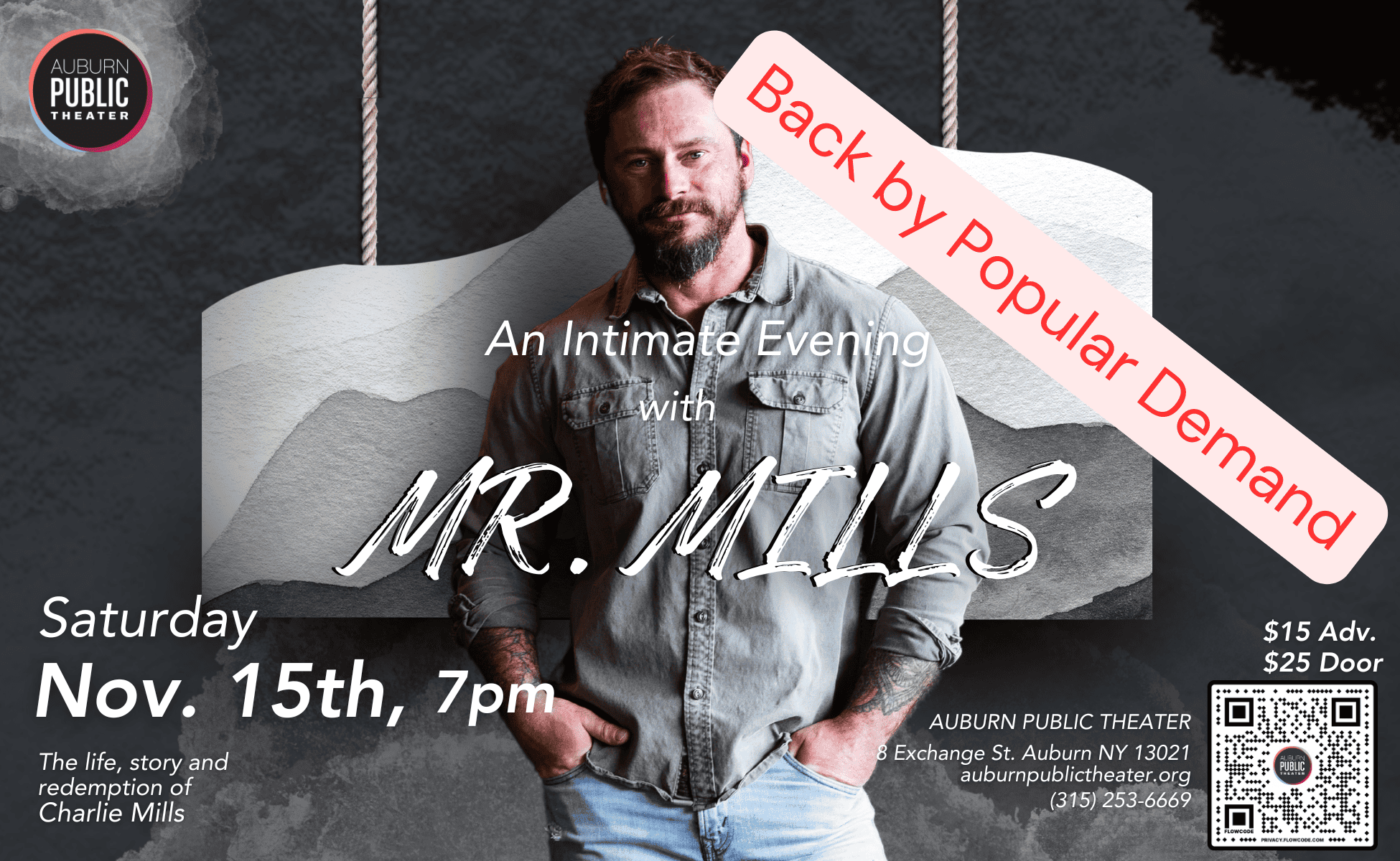 Intimate Evening with Charlie Napkin Holder