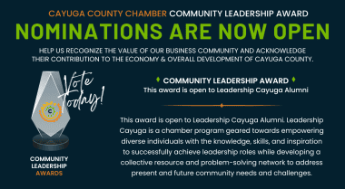 2023 Leadership Cayuga Community Leadership Award 