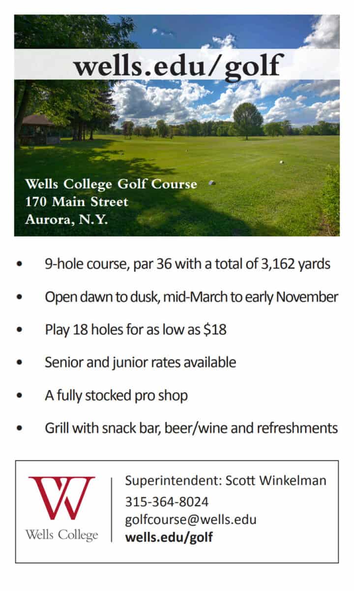 Wells College Golf Course Cayuga County Chamber of Commerce Auburn, NY